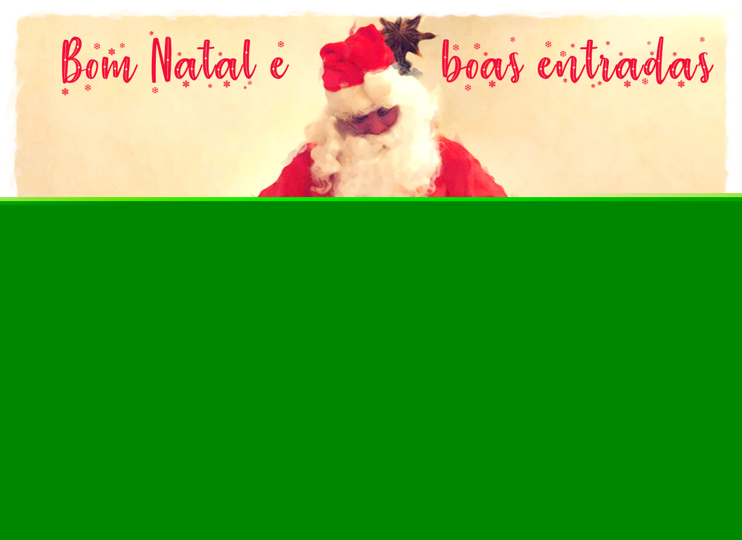 21 Bom Natal e boas entradas